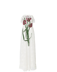 Белое кружевное вечернее платье от Christopher Kane
