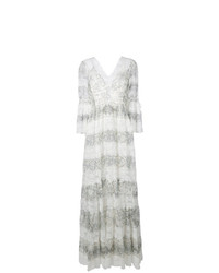 Белое кружевное вечернее платье от Etro