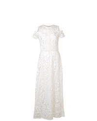 Белое кружевное вечернее платье от Marchesa Notte