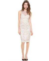 Белое кружевное коктейльное платье от Jill Stuart