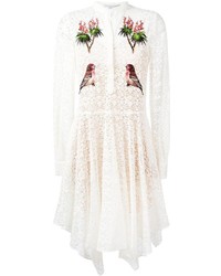 Белое кружевное платье с вышивкой от Stella McCartney