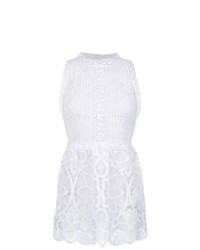 Белое кружевное платье-футляр от Martha Medeiros