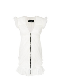 Белое кружевное платье-футляр от Parlor