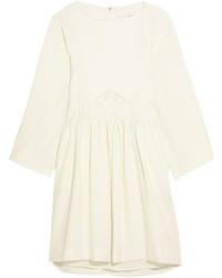 Белое кружевное платье от Chloé