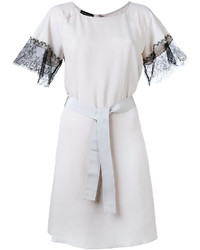 Белое кружевное платье от Emporio Armani