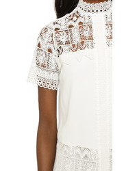 Белое кружевное платье от Alexis