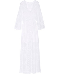 Белое кружевное платье от Miguelina