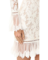 Белое кружевное платье от Alexis