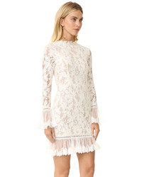 Белое кружевное платье от Alexis