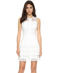 Белое кружевное платье от Parker