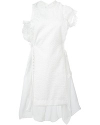 Белое кружевное платье от Sacai