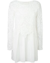Белое кружевное платье от See by Chloe