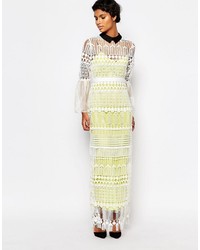 Белое кружевное платье от Self-Portrait