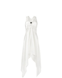 Белое льняное вечернее платье от Kitx