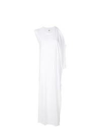 Белое льняное платье-миди от Lost & Found Rooms