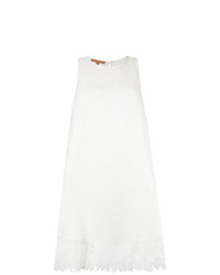 Белое льняное пляжное платье от Ermanno Scervino