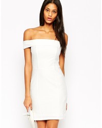 Белое облегающее платье от Lipsy