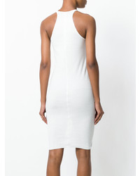 Белое облегающее платье от Rick Owens DRKSHDW