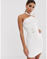 Белое облегающее платье от The Girlcode