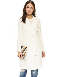 Женское белое пальто дастер от J.o.a.