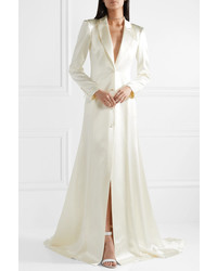 Женское белое пальто дастер от Danielle Frankel