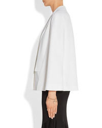 Белое пальто-накидка от Givenchy