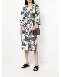 Женское белое пальто с принтом от Loveless