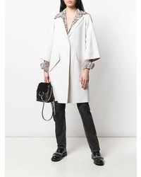 Женское белое пальто от Manzoni 24