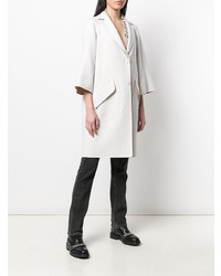 Женское белое пальто от Manzoni 24