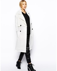 Женское белое пальто от Asos