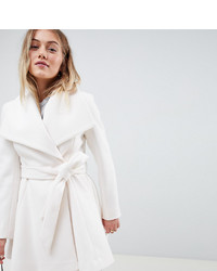 Женское белое пальто от Asos Petite