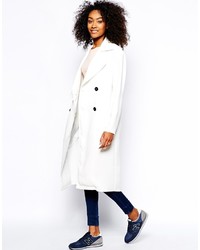 Женское белое пальто от Asos
