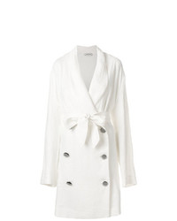 Женское белое пальто от ATTICO