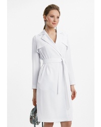 Женское белое пальто от Audrey Right