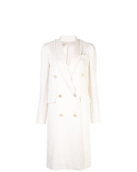 Женское белое пальто от Brunello Cucinelli