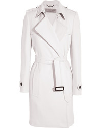 Женское белое пальто от Burberry