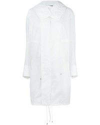 Женское белое пальто от Calvin Klein Collection