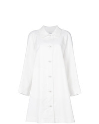 Женское белое пальто от Chanel Vintage