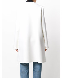 Женское белое пальто от Courreges