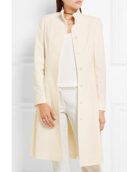 Женское белое пальто от Alexander McQueen