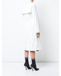 Женское белое пальто от Sonia Rykiel