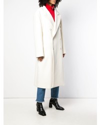 Женское белое пальто от Maison Margiela