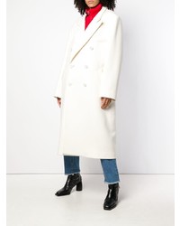 Женское белое пальто от Maison Margiela