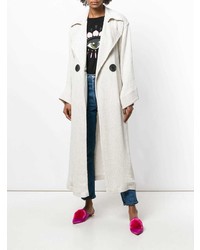 Женское белое пальто от Simon Miller