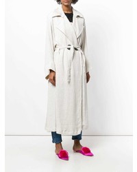 Женское белое пальто от Simon Miller