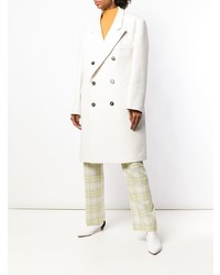 Женское белое пальто от Maison Margiela