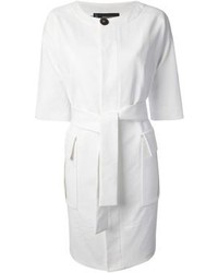 Женское белое пальто от Dsquared2