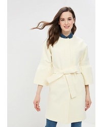 Женское белое пальто от Grand Style