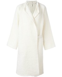 Женское белое пальто от Helmut Lang