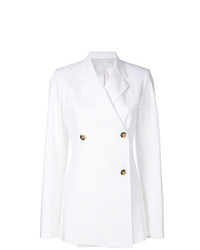 Женское белое пальто от Helmut Lang